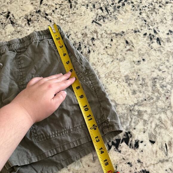 Pistola Olive Green Maia Linen Utility Shorts Drawstring XXL P4847JTF-SAG - Picture 10 of 13